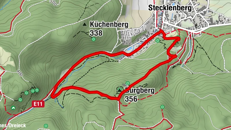 Rundwanderung um Stecklenberg