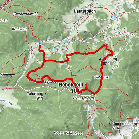 Nebelstein Adventure Hiking Trail