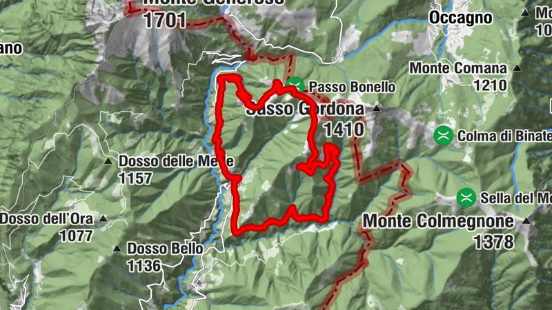 Passo del Bonello Path