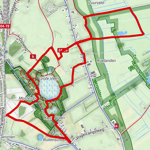 8,4 km - Appelbergen Glimmen