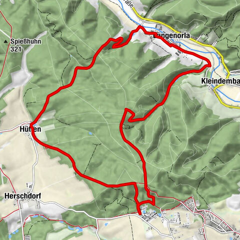 Circular hiking trail - Heath circular trail - Pößneck - Orla valley