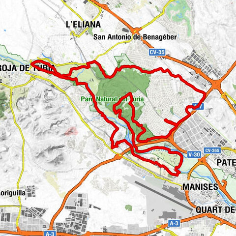 La Cañada / RibA-Roja / Maníes / La Vallesa