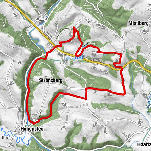 Greisinghof (Tragwein) Wasserweg und zgl. Waldluftbaderundweg