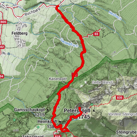 Musikantensteig zur Naunspitze