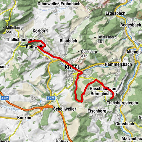 Haschbach (Remigiusberg) zur Burg Lichtenberg - Leading-Quality-Trail - Best of Europe