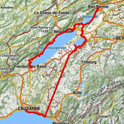 3 Swiss Lakes - Bike tour