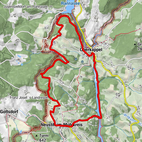 Seenweg IVV Wanderweg