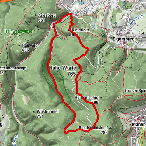 Thuringian Primeval Forest Trails - "Primeval Forest Trail Jüchnitzgrund"
