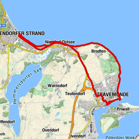 Timmendorf - Travemünde Rundtour