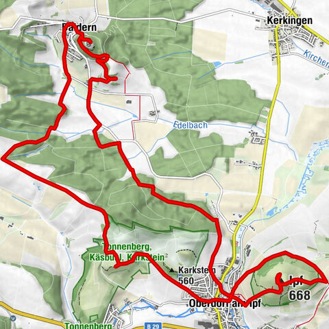 Ipf und Schloß Baldern