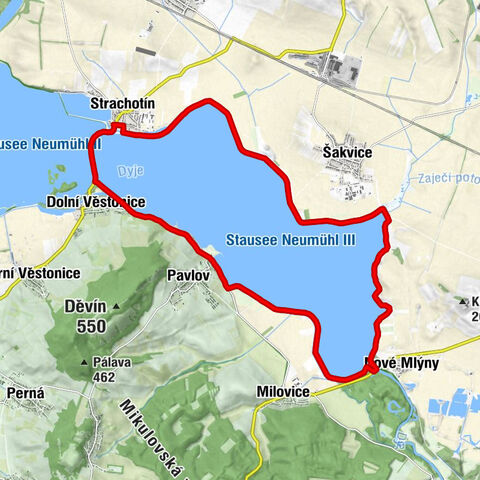 Half of Nové Mlýny.