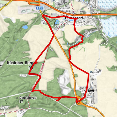 Güldendorf-Lossow-Küstriner Berg-Güldendorf